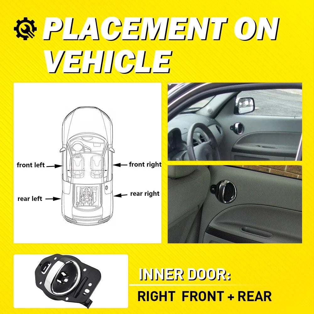 Chrome Inside Door Handle for Chevrolet HHR (2006-2011)