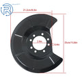 2X Brake Dust Shield for Mazda 3 (2004–2015) Rear LH & RH
