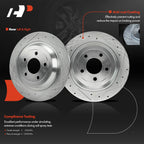 Rear Drilled Brake Rotor for Ford Mustang (2015–2022)