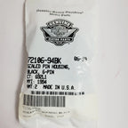 2X Sealed Pin Housing 6-Pin Black for Harley-Davidson (72106-94BK)
