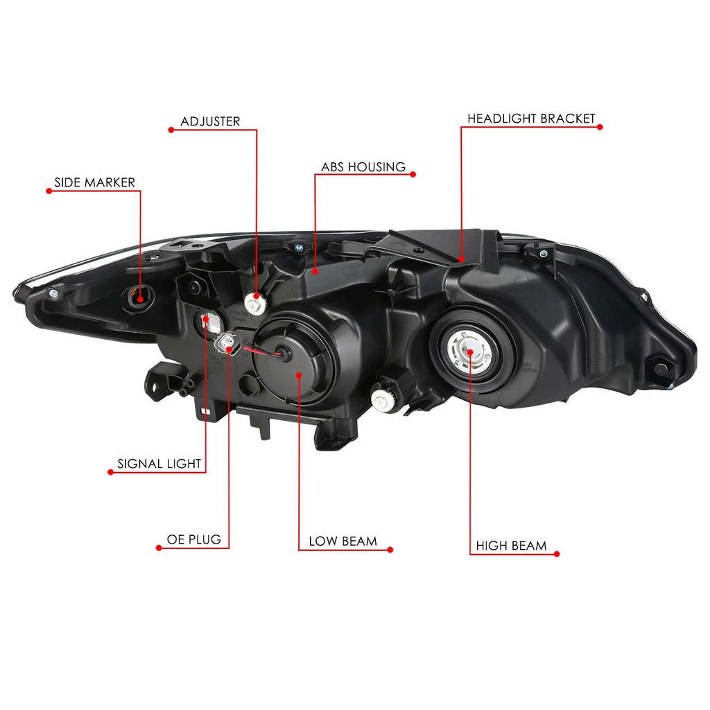Left Driver Side Projector Headlight Lamp Assembly for Acura RDX (2013–2015)