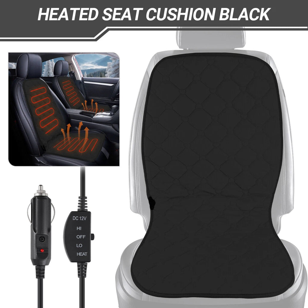 Electric Heated Car Seat Cover Cushion 12V Seat Heater Warmer Pad