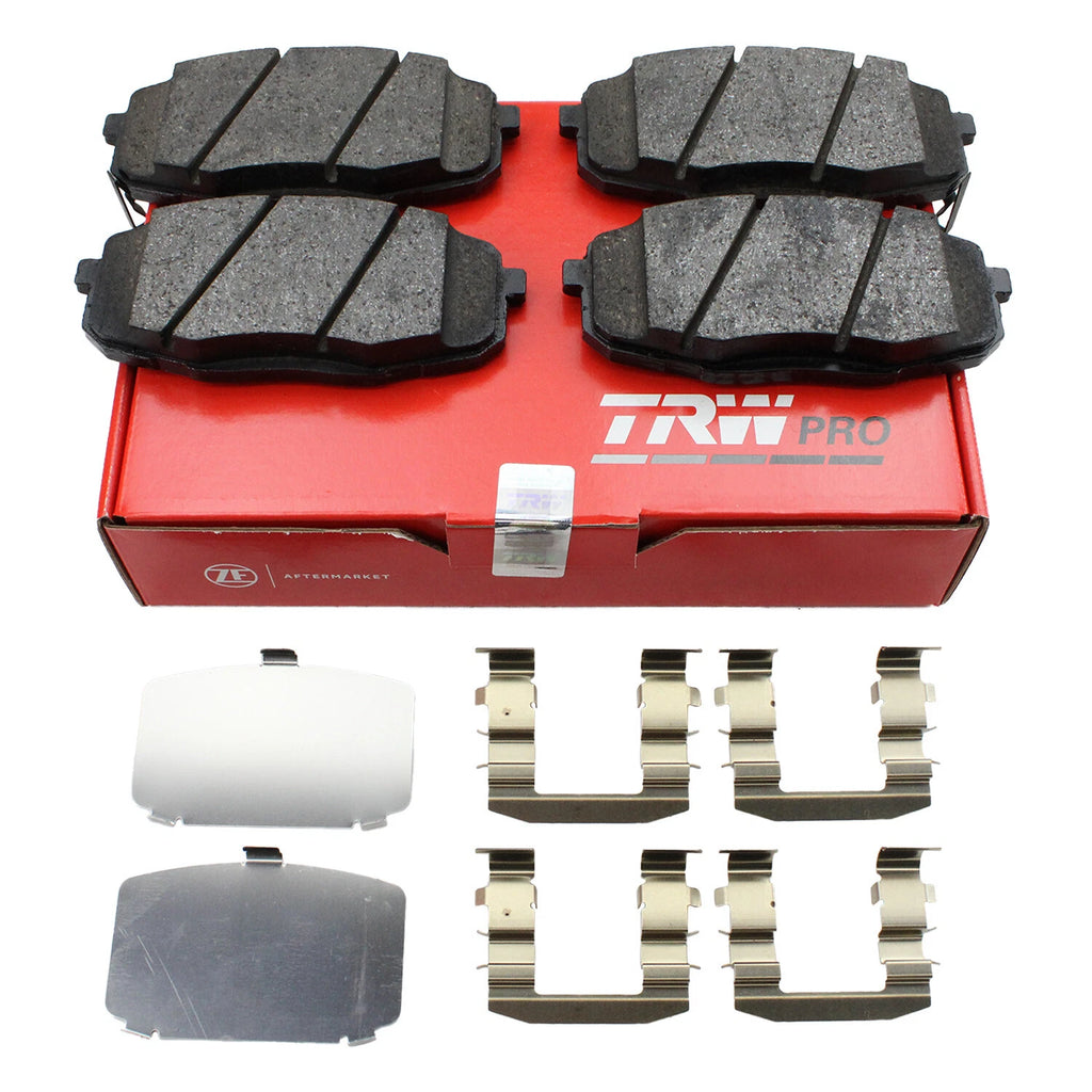 TRW Pro Front Ceramic Brake Pad Set for Hyundai Elantra, Kia Forte, Soul (2011–2020)