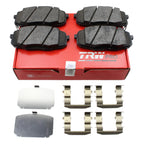 TRW Pro Front Ceramic Brake Pad Set for Hyundai Elantra, Kia Forte, Soul (2011–2020)