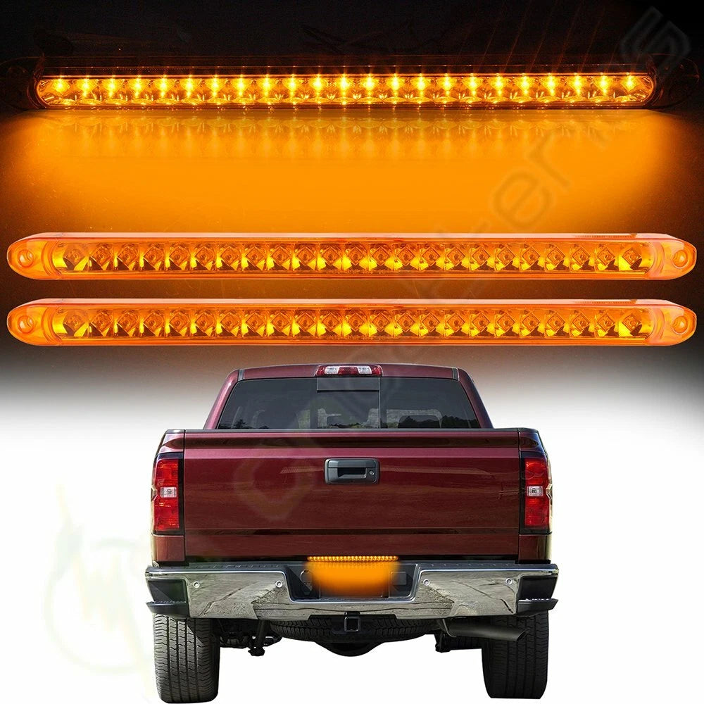 2X LED Light Bar Stop Turn Tail Brake Light for Truck (17")