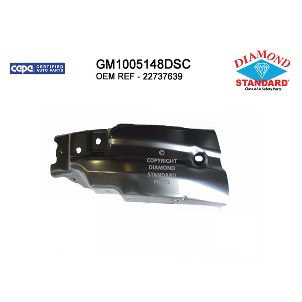 Replacement Steel Front Passenger Side Outer Bumper Extension for Honda CRV (2017–2022)