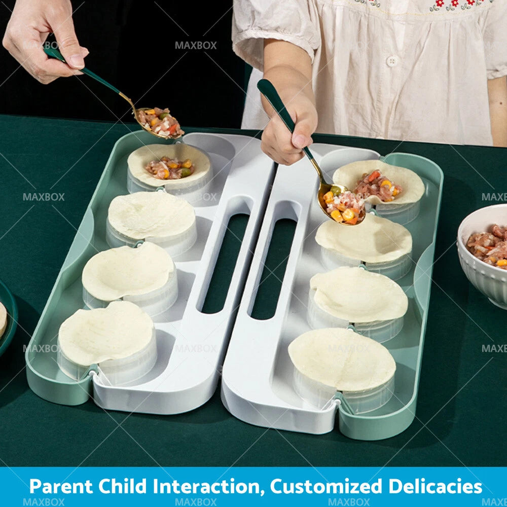 8-in-1 Dumpling Mould Maker Tool for DIY Dough Press and Wrapper