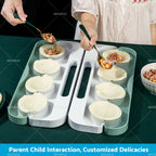 8-in-1 Dumpling Mould Maker Tool for DIY Dough Press and Wrapper