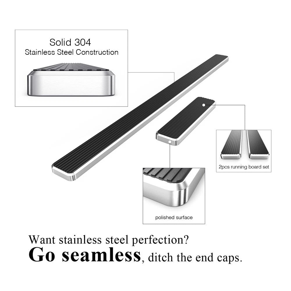 5in Stainless Steel Running Boards for Ram ProMaster (2014-2026)