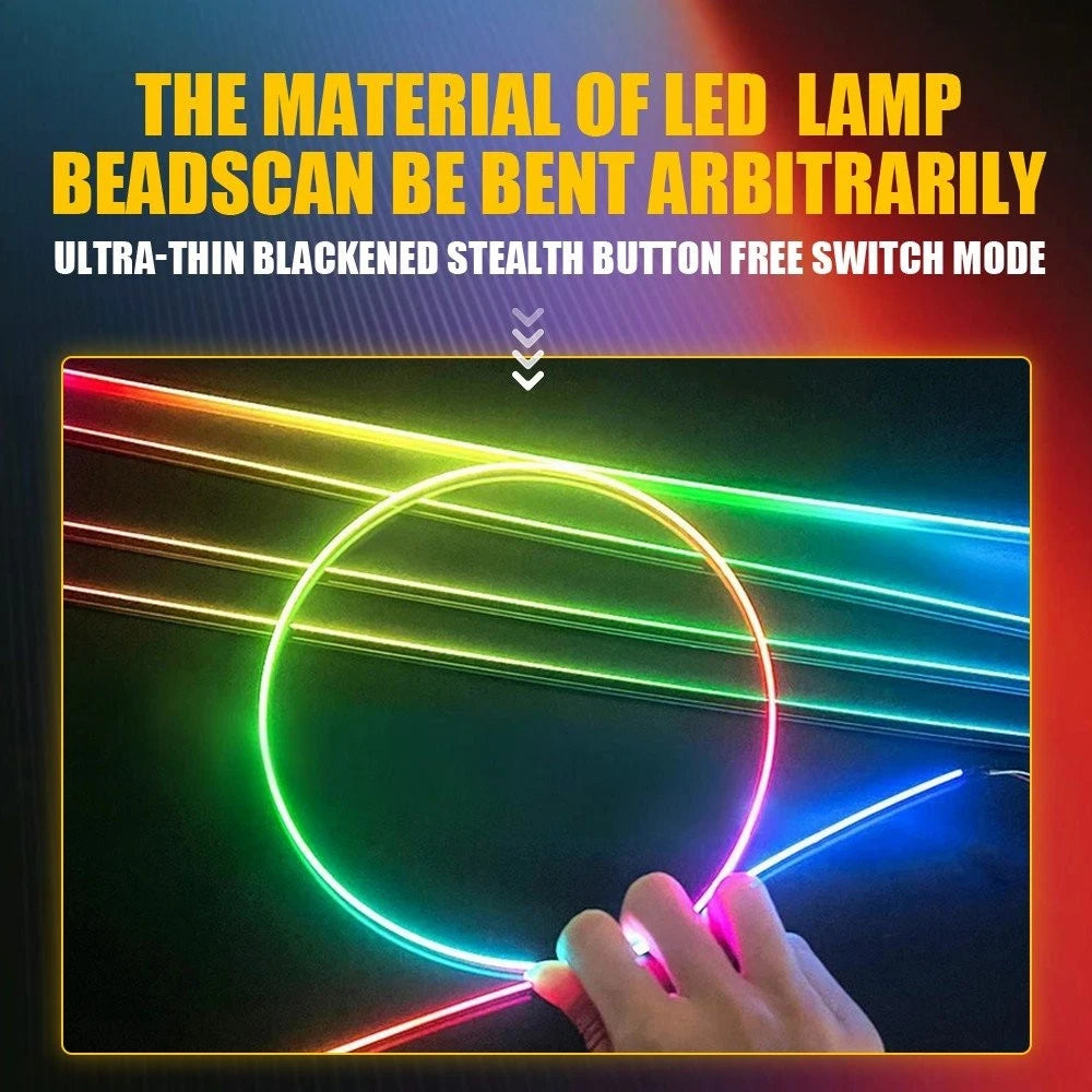 RGB Car Sunroof Light Strip for Universal Fit (Interior Ambient Lighting)