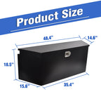 Steel Tool Box for Truck Pickup Trailer Storage Bed (49"x15"x18.5")