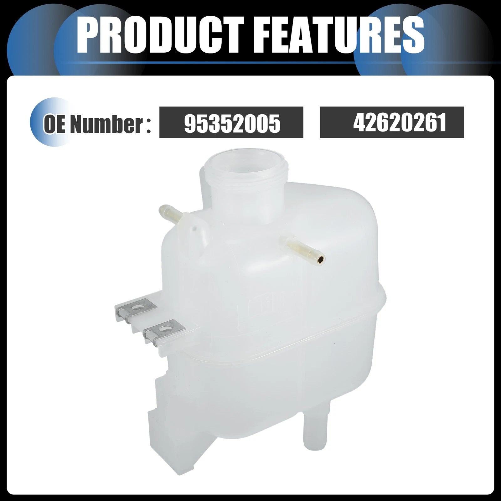 Coolant Expansion Overflow Tank No. 95352005/42620261 for Chevrolet Spark (2013)
