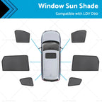Set of 2 Rear Magnetic Sun Shades for LDV D90 (2017–2023)