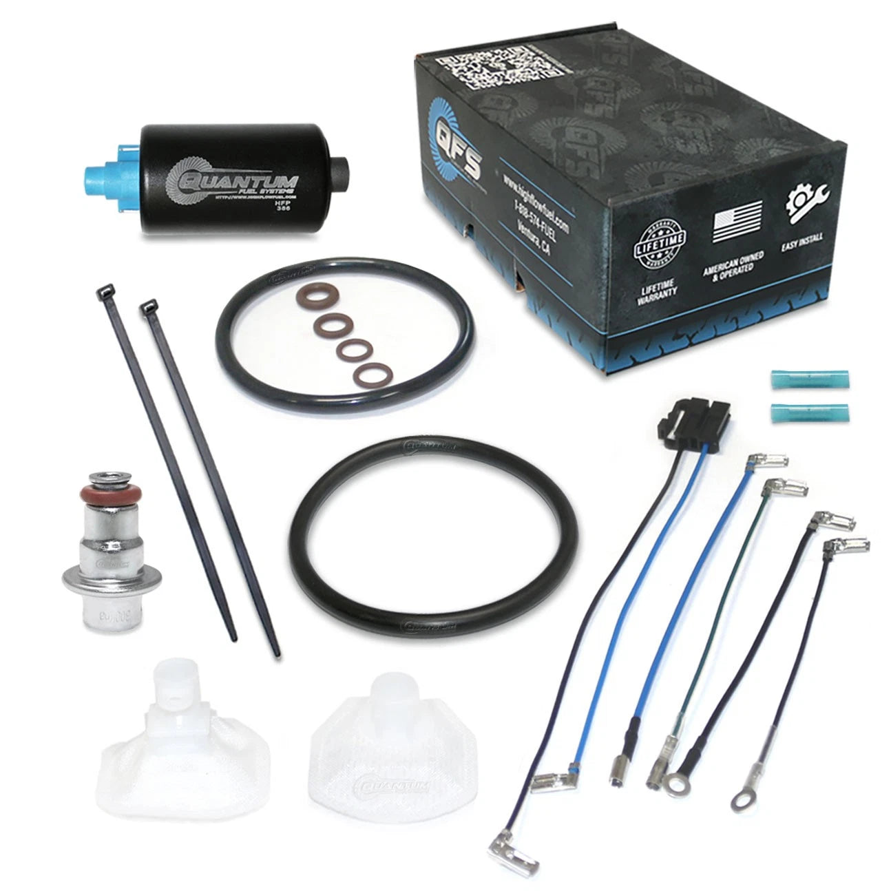 QFS Fuel Pump + Regulator + Gasket for Suzuki Burgman 400, Boulevard C90 (2007-2025)