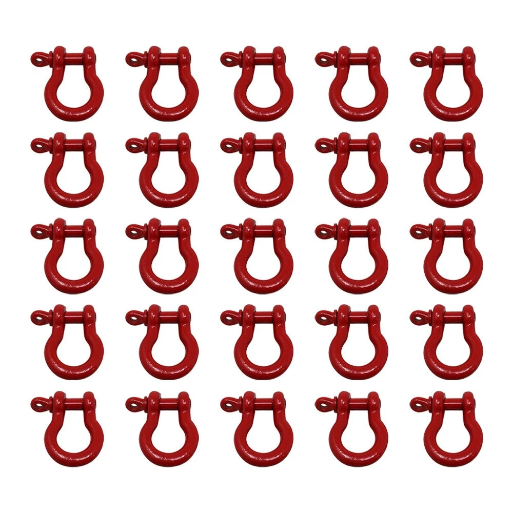 3/4" Shackle Screw Pin Clevis Anchor Bow Shackles (25 Pack)