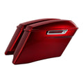 4" Hard Extended Saddlebag for Harley Street Glide (2014–2023) Velocity Red Sunglo