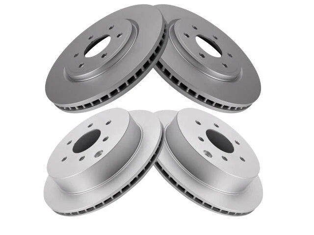 Set of 2 Front and Rear Brake Rotors for Suzuki Equator (2009–2012) SK691FQ