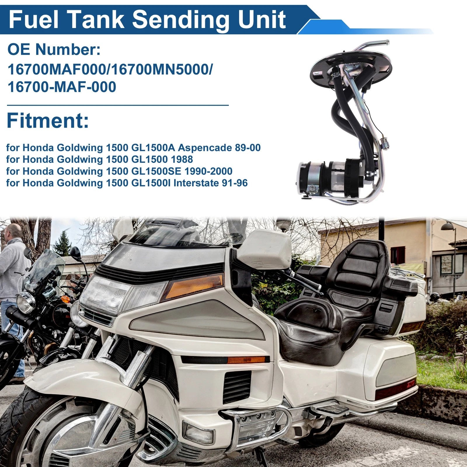Fuel Level Sending Unit Module for Honda Goldwing 1500 GL1500A (No. 16700MAF000)
