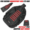 Red Gripper Anti-Slip Seat Cover for Suzuki Quadsport Z400 LTZ400 (2003–2009)