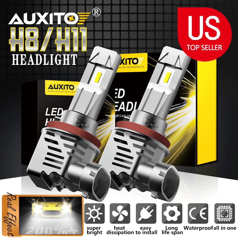 H11 H9 LED Headlight Bulbs Kit for Ram