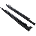 2X Side Skirt Extensions for Maserati Ghibli & Q4 (2014–2016) Black