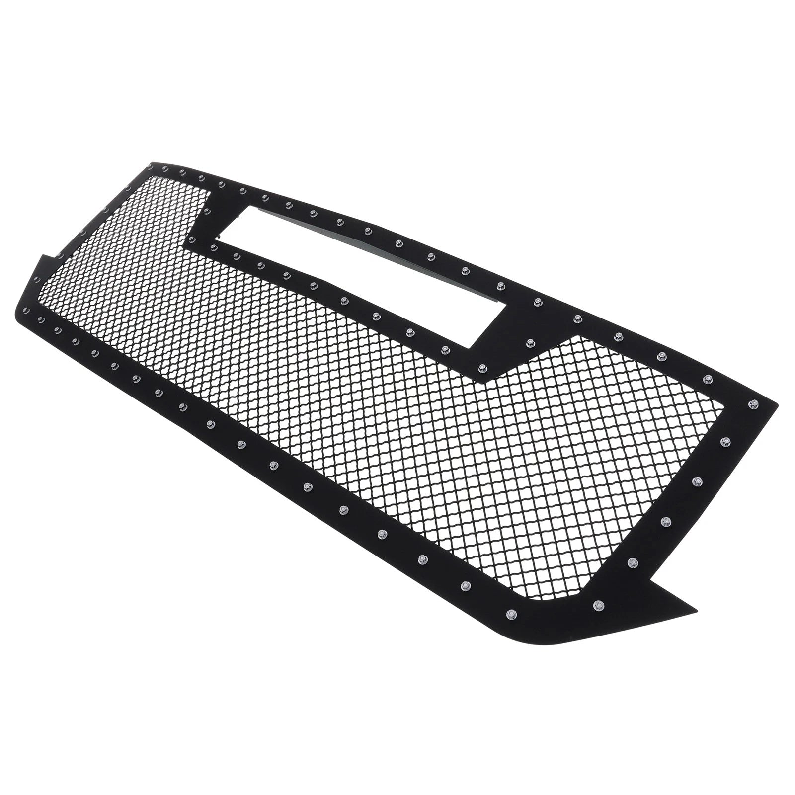 Mesh Grille for Chevy Silverado 1500 (2016–2019) - Black Rivets