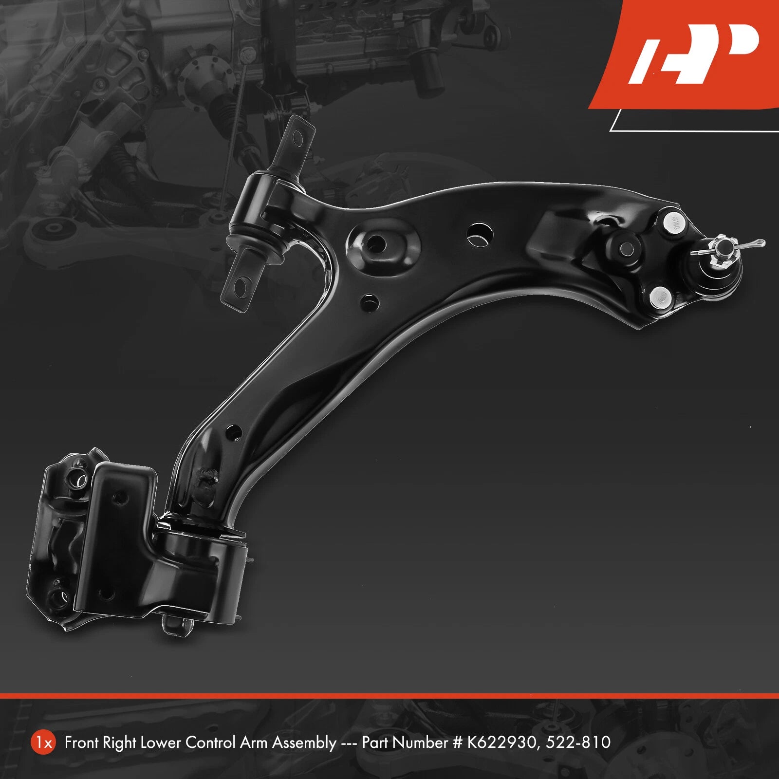 Front Right Lower Control Arm with Ball Joint for Honda CR-V (2012-2014)