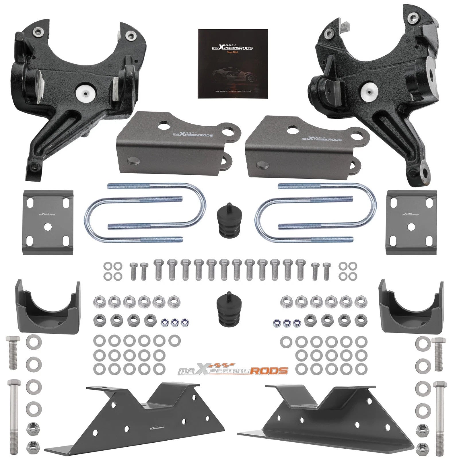 3" Front 6" Rear Suspension Drop Kit for GMC C1500 Pickup (1973–1987)