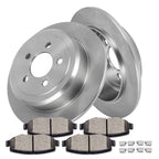 Rear Brake Rotors & Ceramic Pads for Jeep Liberty (2008–2012)
