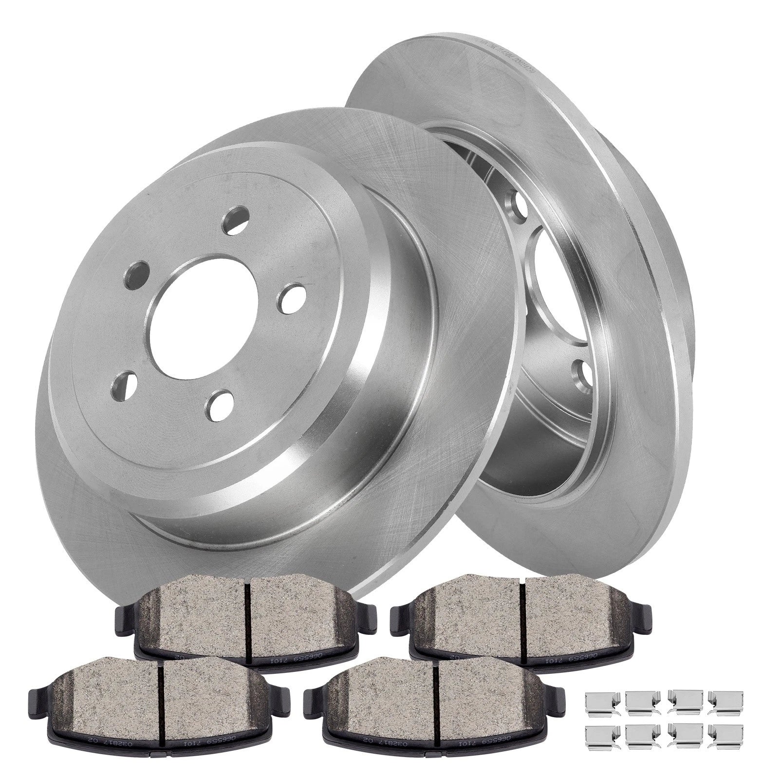Rear Brake Rotors & Ceramic Pads for Jeep Liberty (2008–2012)