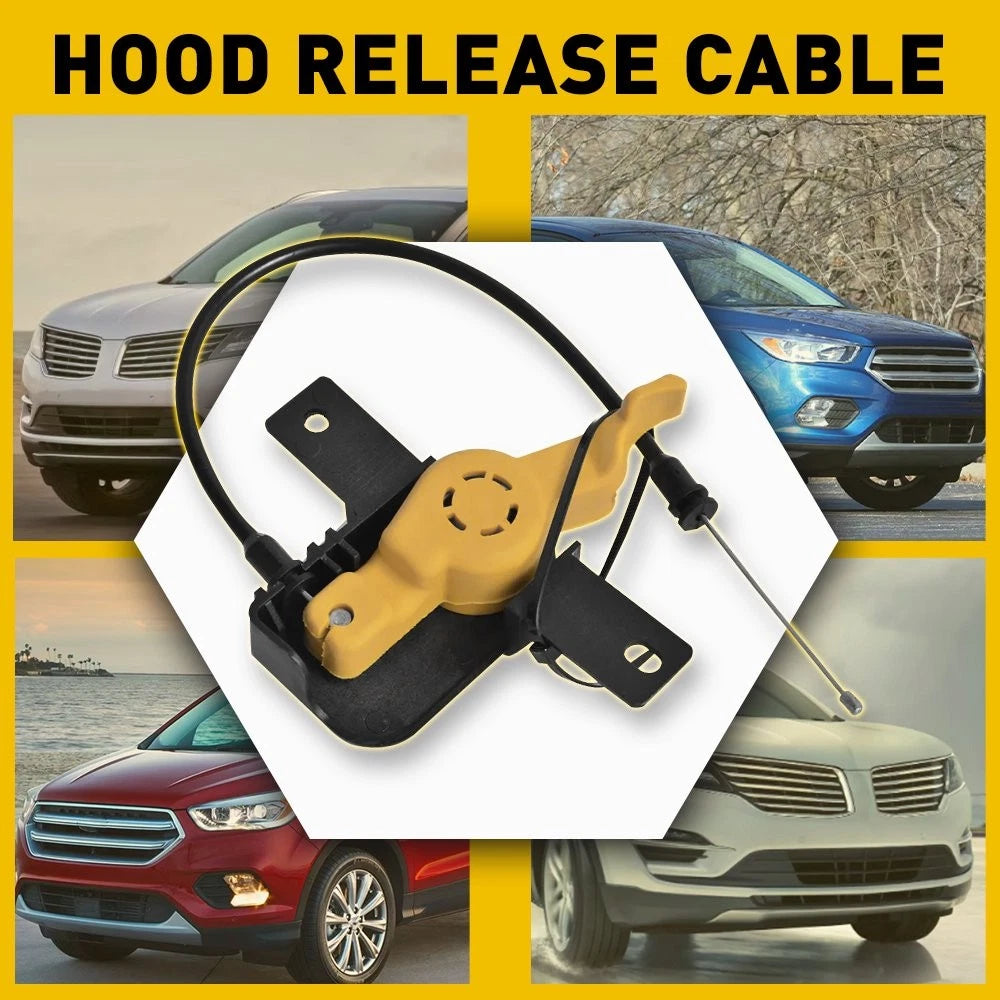 Hood Release Cable for Ford Lincoln Escape MKC (2013–2018) 912-221 H