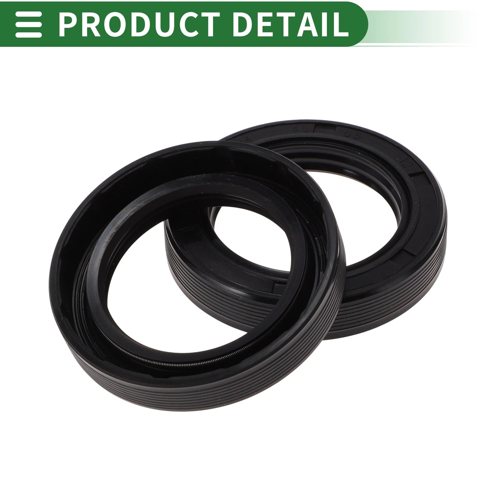 Set of 5 Oil Seals NBR Rubber 45x65x12mm for High Pressure