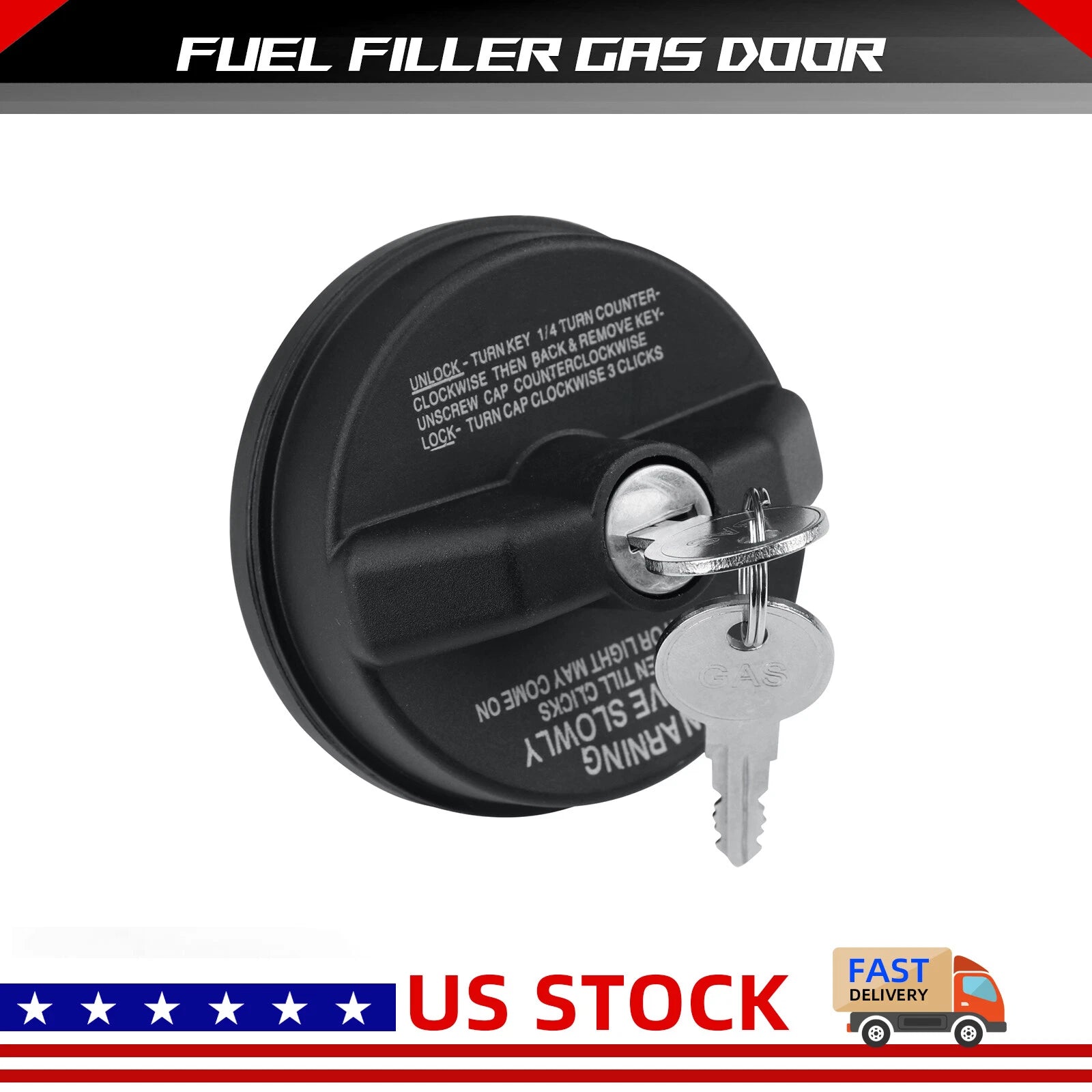 Locking Fuel Cap for Toyota 4Runner (1999–2002, 2010–2021)