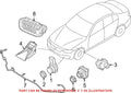 Parking Aid System Wiring Harness 61129292845 for BMW