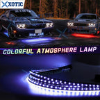RGB LED Underglow Neon Light Phone Control Set for Dodge Charger & Challenger (2015–2023)