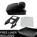 Chopped Trunk Pad Plate Mount Rack for Harley Touring Road Glide (2014–2023)