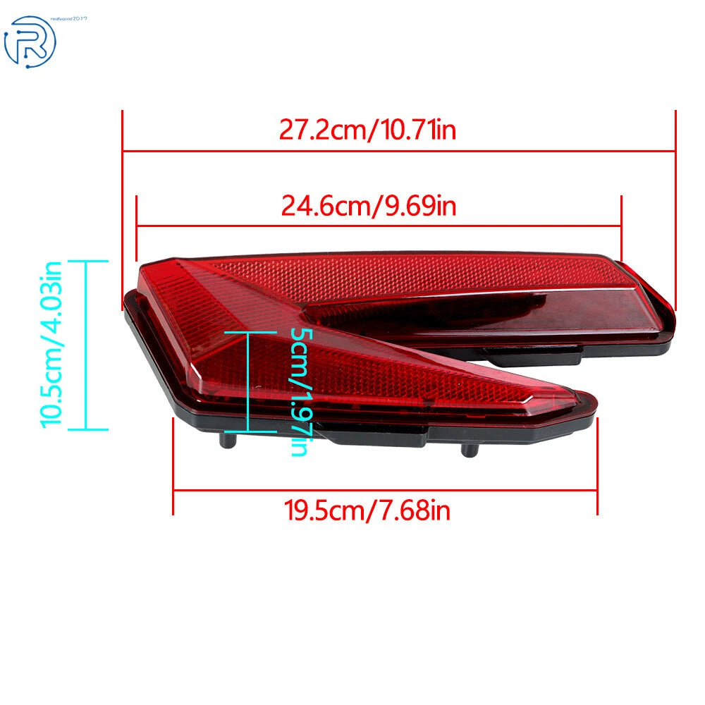 2pc LED Tail Lights for Can-Am Maverick X3 RR X3 R (2020–2021)