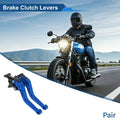 Adjustable Short Brake Clutch Levers for Honda CB599/CB600 Hornet (1998–2006) Blue
