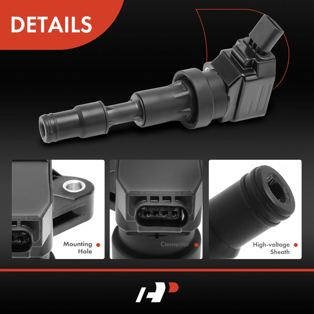 Set of 4 Ignition Coils for Hyundai Elantra (2017–2020) Kia Seltos (2021–2024)