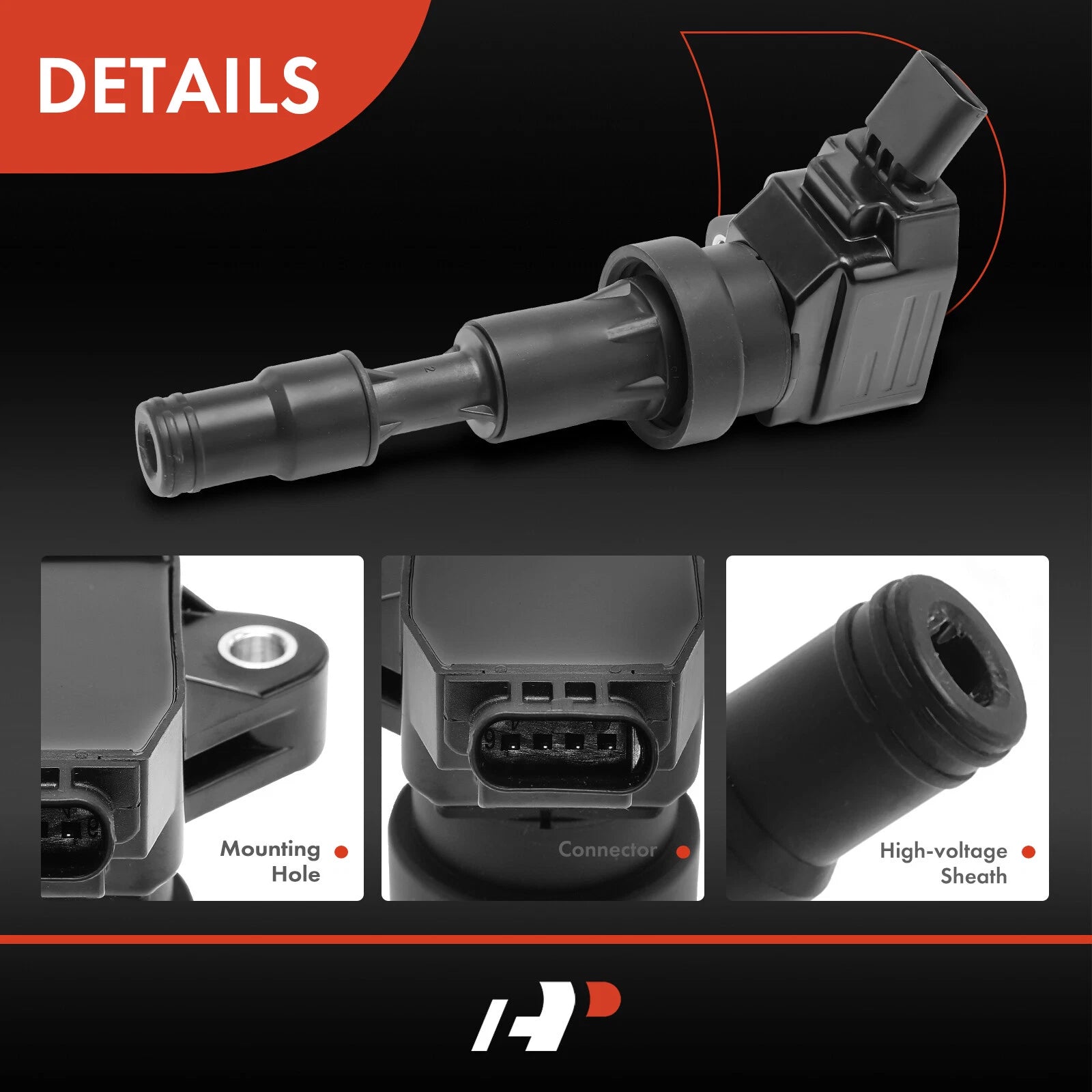 Set of 4 Ignition Coils for Hyundai Elantra (2017–2020) Kia Seltos (2021–2024)