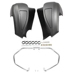 Engine Guard & Lower Vented Fairings for Indian Roadmaster (2015–2025) Titanium Smoke