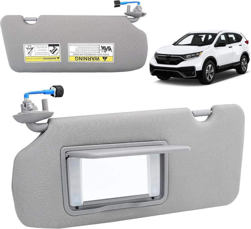 Left Driver Side Sun Visor with Mirror Light for Honda CR-V (2017–2022)