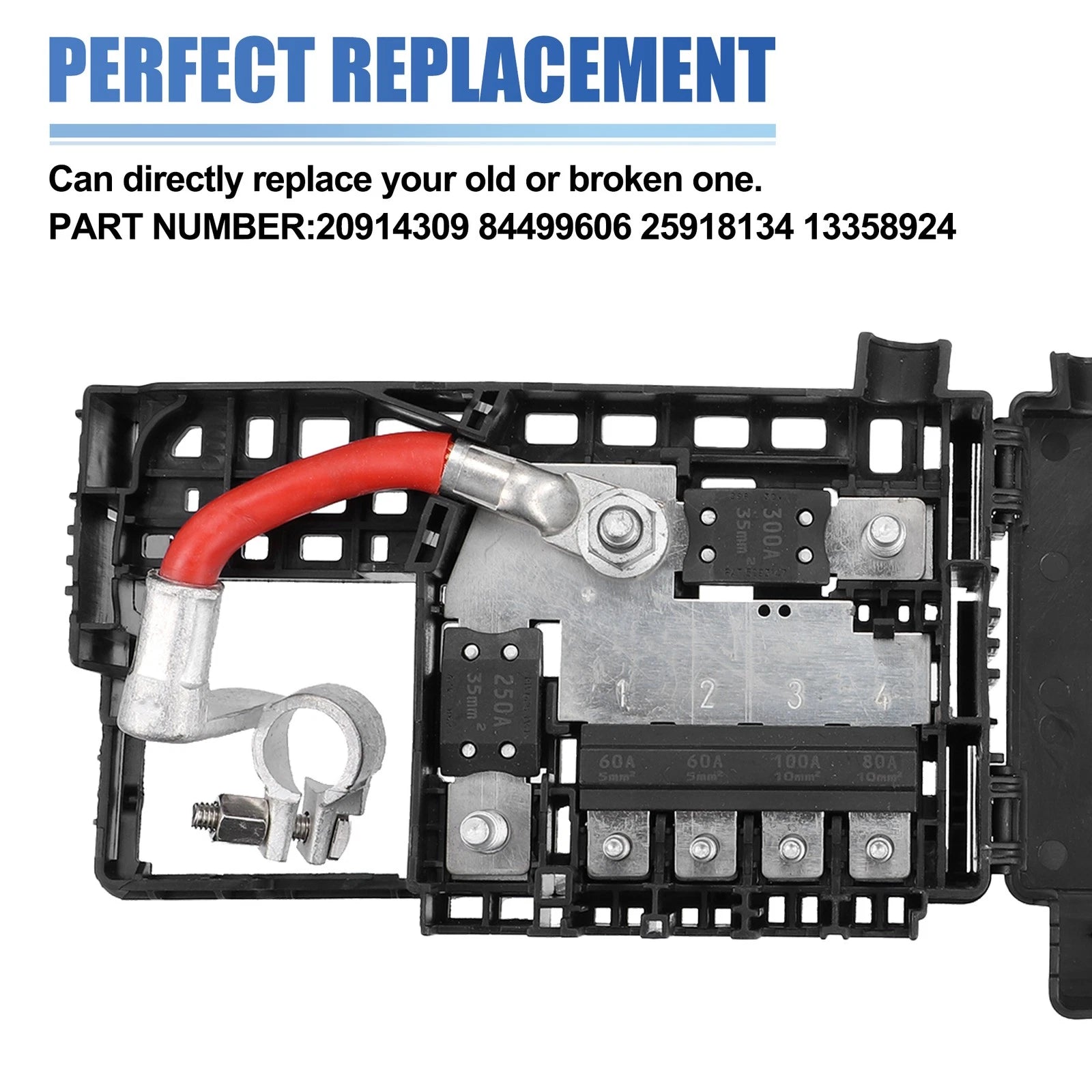 Fuse Box Battery Terminal with Cover for Cadillac ATS (2013) 20914309 84499606