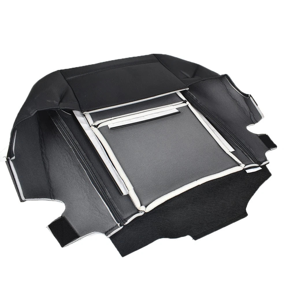 Left Driver Bottom Seat Cover for Cadillac Escalade (2007–2014) Leatherette Black