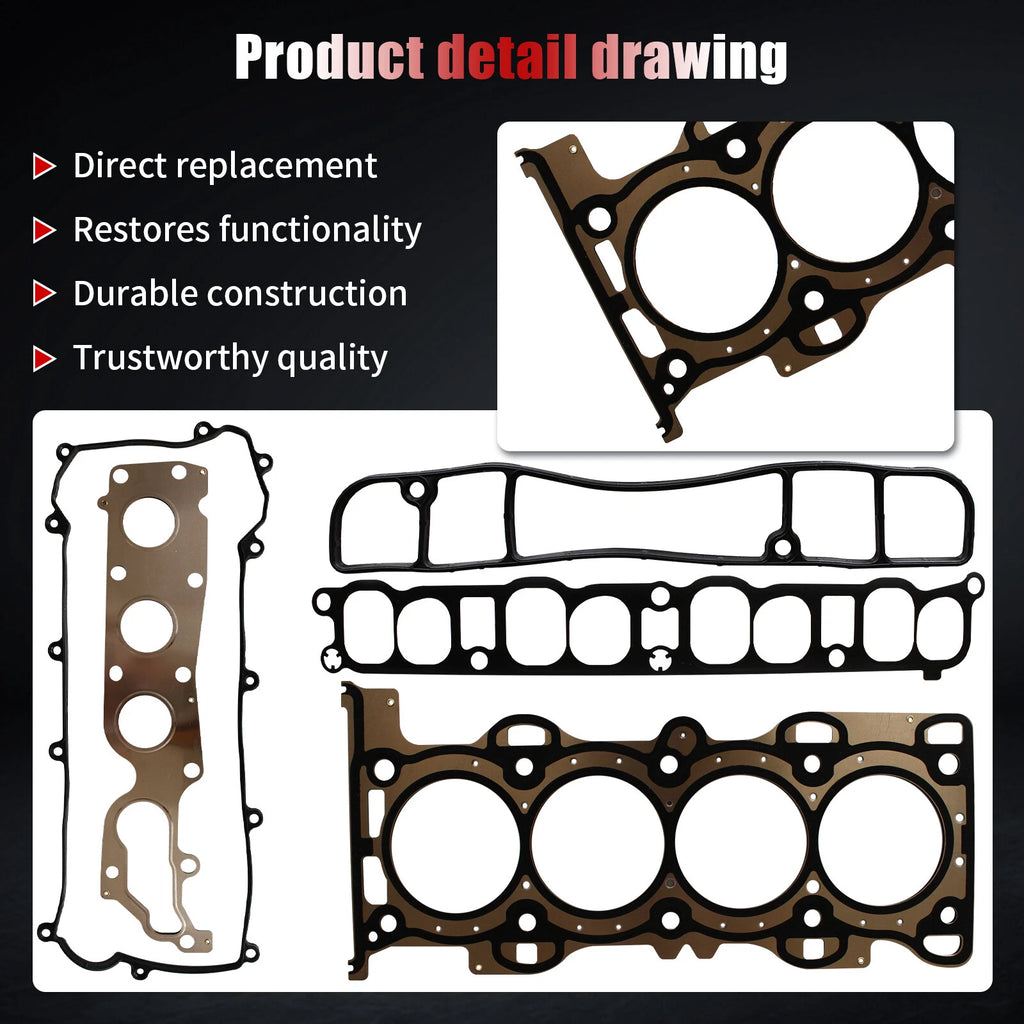 Head Gasket & Seals Set for Mazda 3 6 CX-7 2.3L (2006-2013)