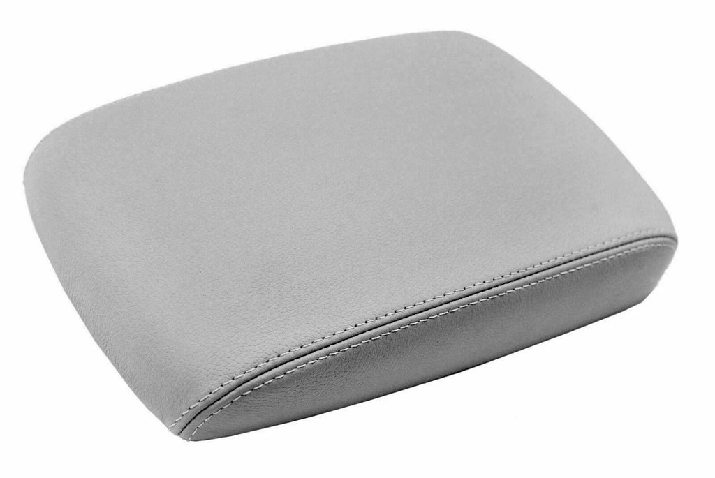 Leather Console Lid Armrest Cover for Nissan Maxima (2004–2008) Gray