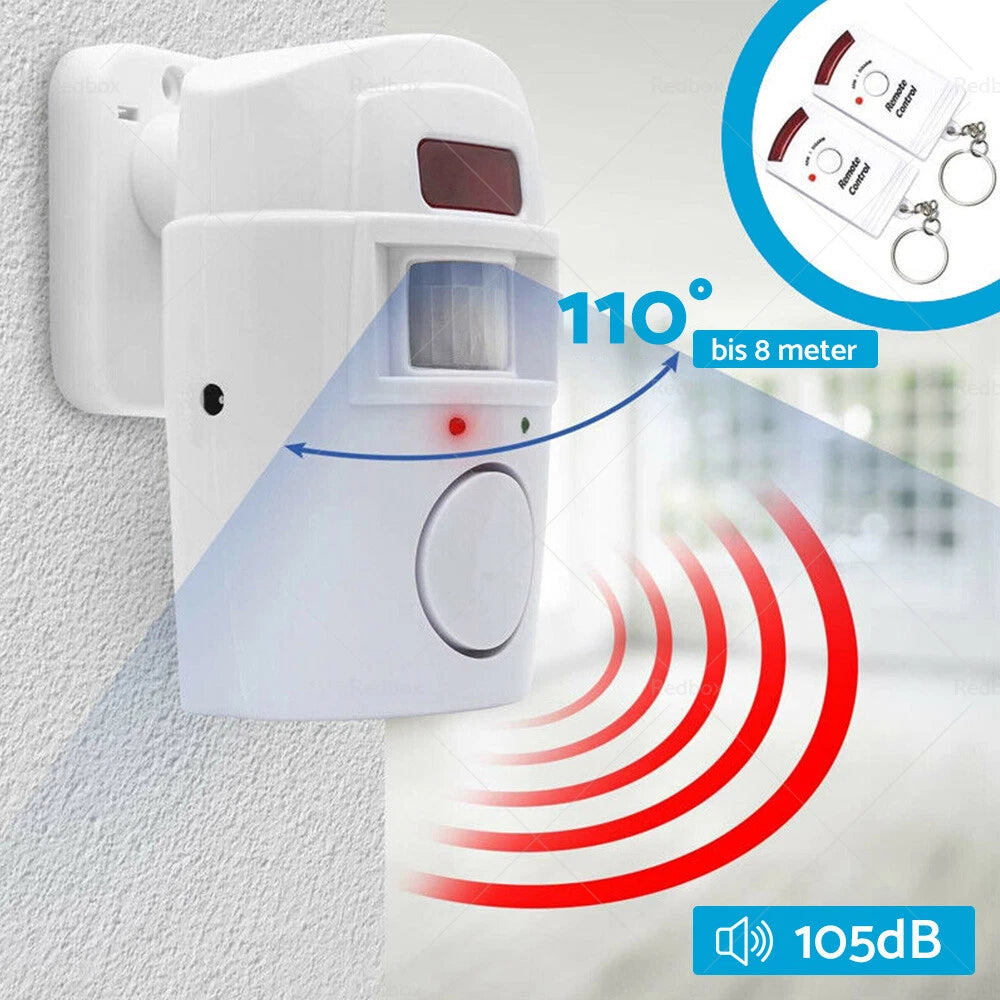 2X Wireless Home Security Alarm System 105db