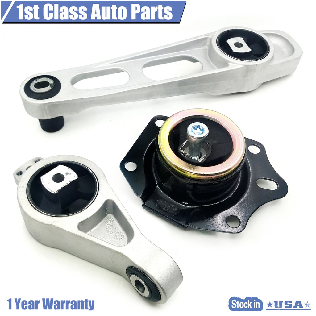 Engine Motor & Trans Mount Set of 3 for Dodge Neon (2000–2005) A2949 A2948 A2947