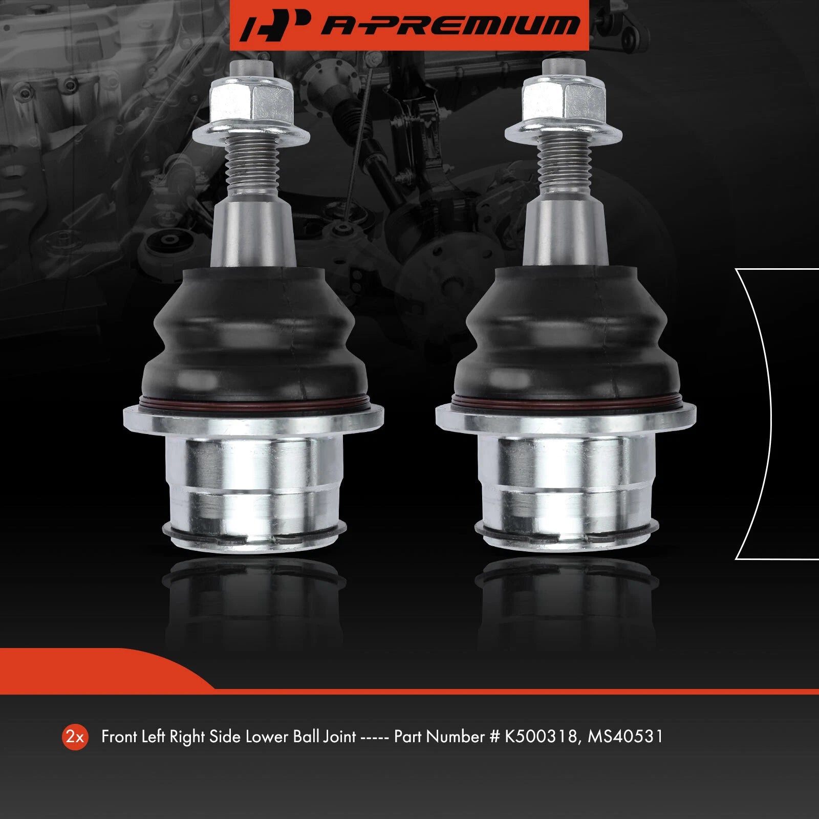 2X Front Lower Ball Joint for Ford F150 (2015–2020) Expedition (2018–2021)