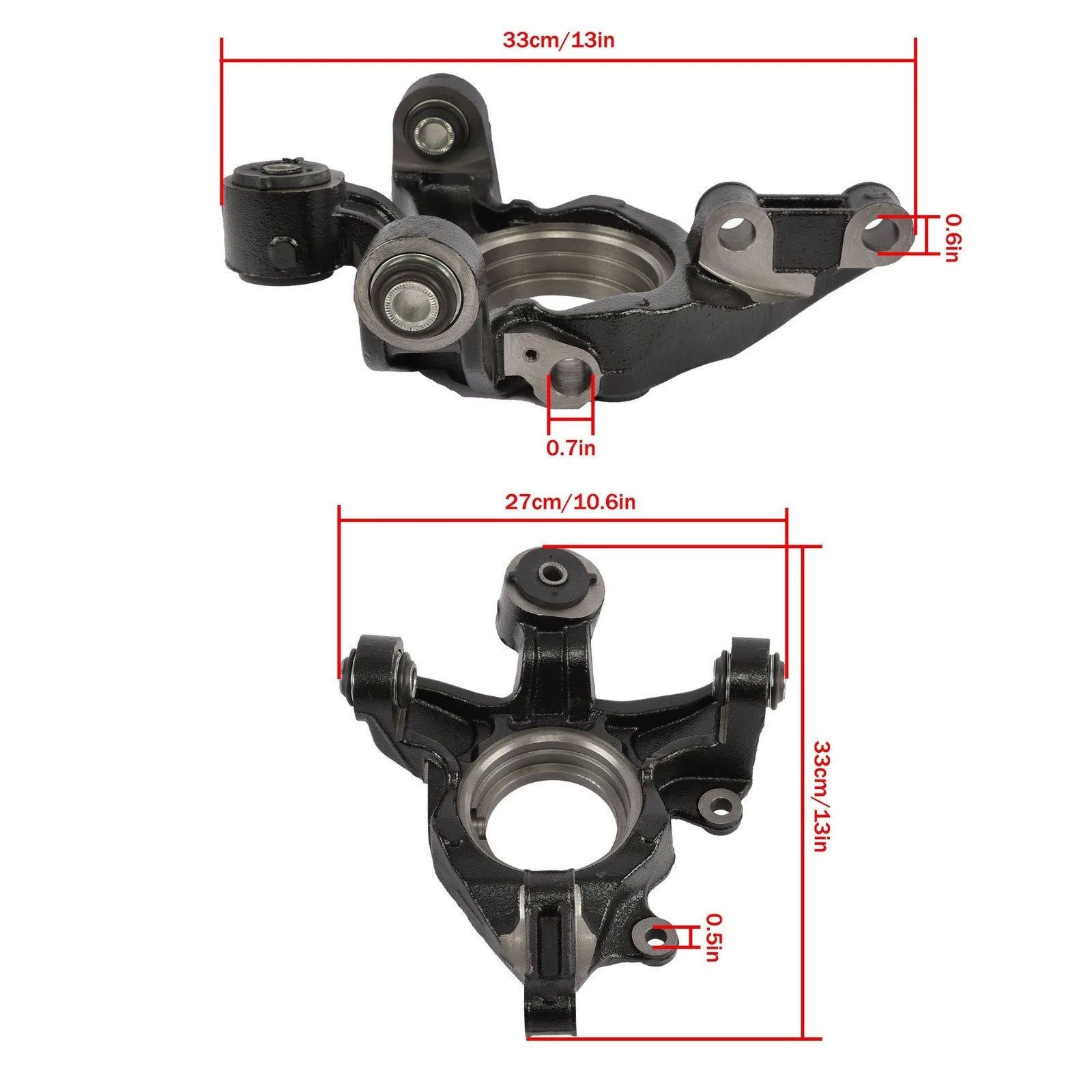 2X Rear Left & Right Steering Knuckle for Toyota Venza (2009–2015) 698-177 423050T020
